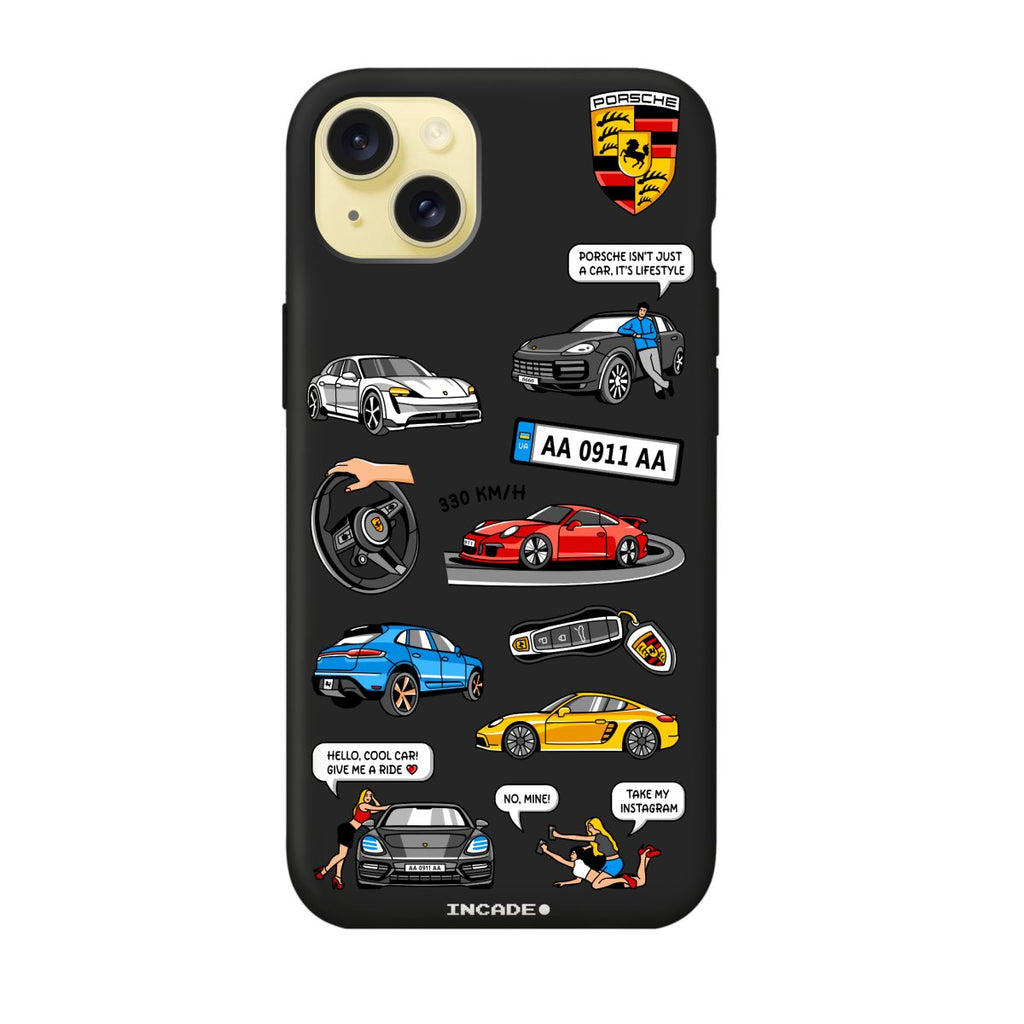 Чохол для iPhone 15 Plus PORSCHE - INCADE