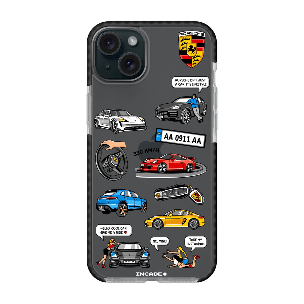 Чохол для iPhone 15 Plus PORSCHE - INCADE