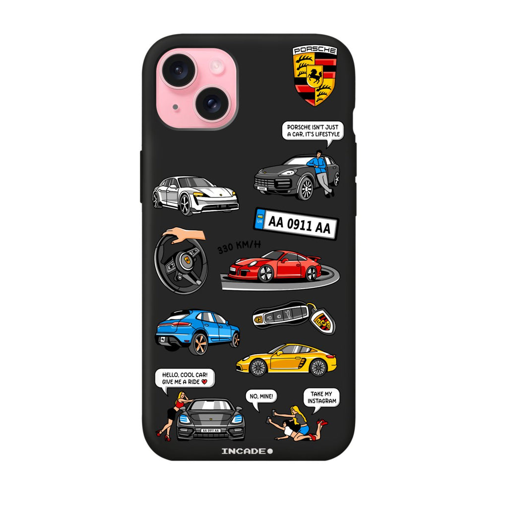 Чохол для iPhone 15 Plus PORSCHE - INCADE