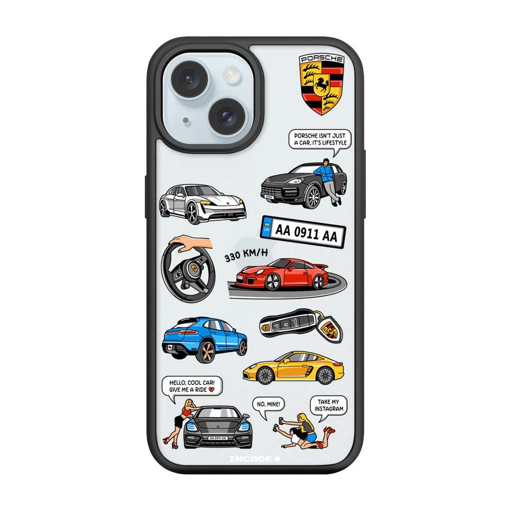 Чохол для iPhone 15 Plus PORSCHE - INCADE