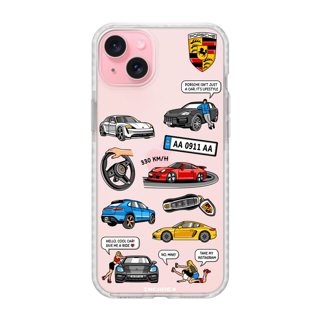 Чохол для iPhone 15 Plus PORSCHE - INCADE