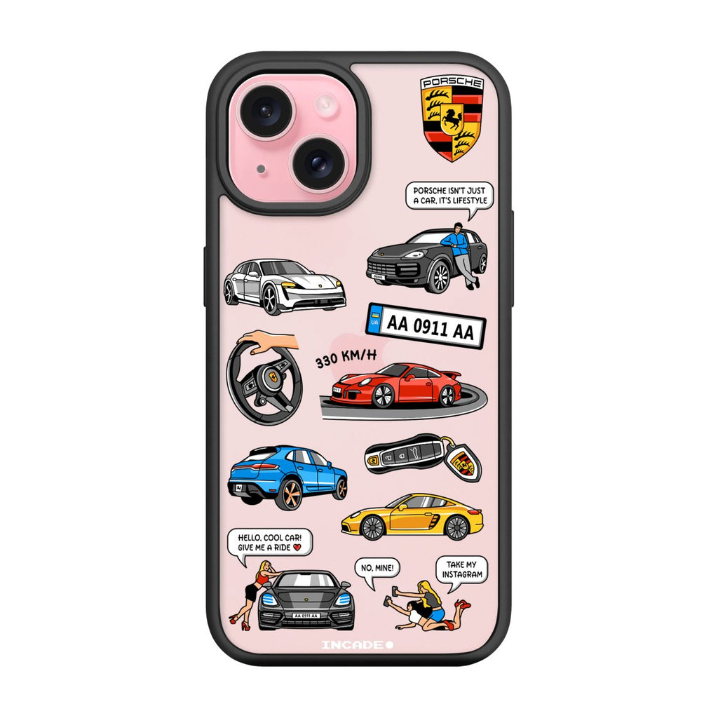 Чохол для iPhone 15 Plus PORSCHE - INCADE