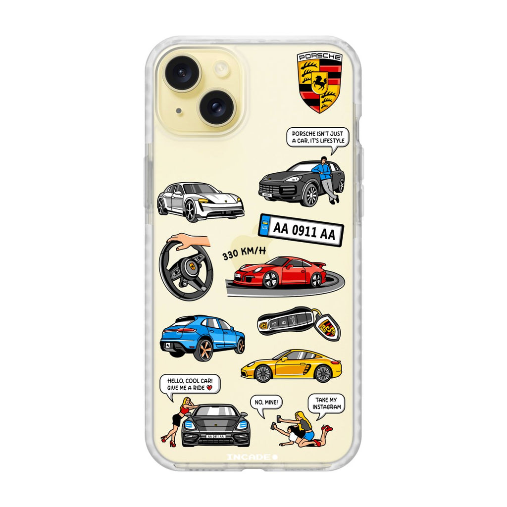 Чохол для iPhone 15 Plus PORSCHE - INCADE