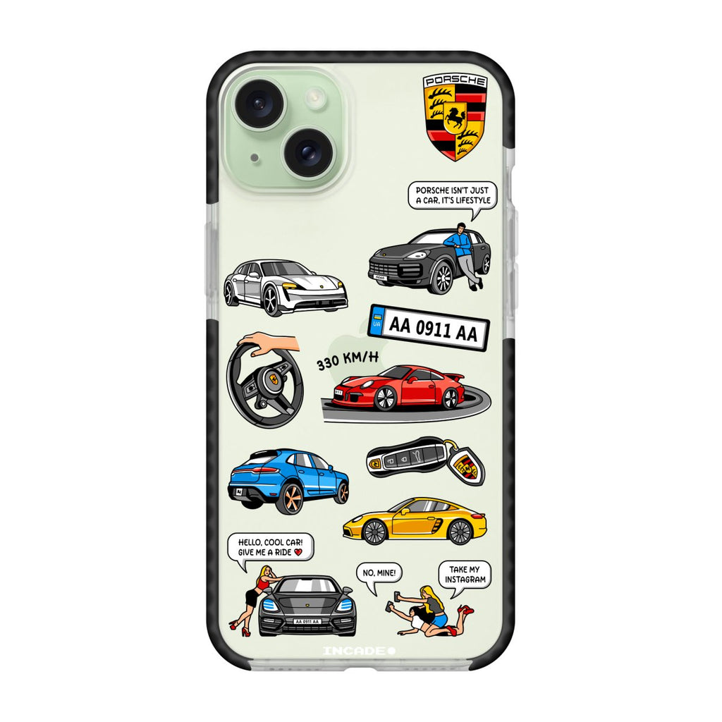 Чохол для iPhone 15 Plus PORSCHE - INCADE