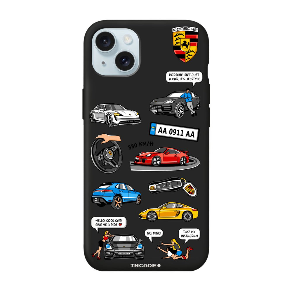 Чохол для iPhone 15 Plus PORSCHE - INCADE
