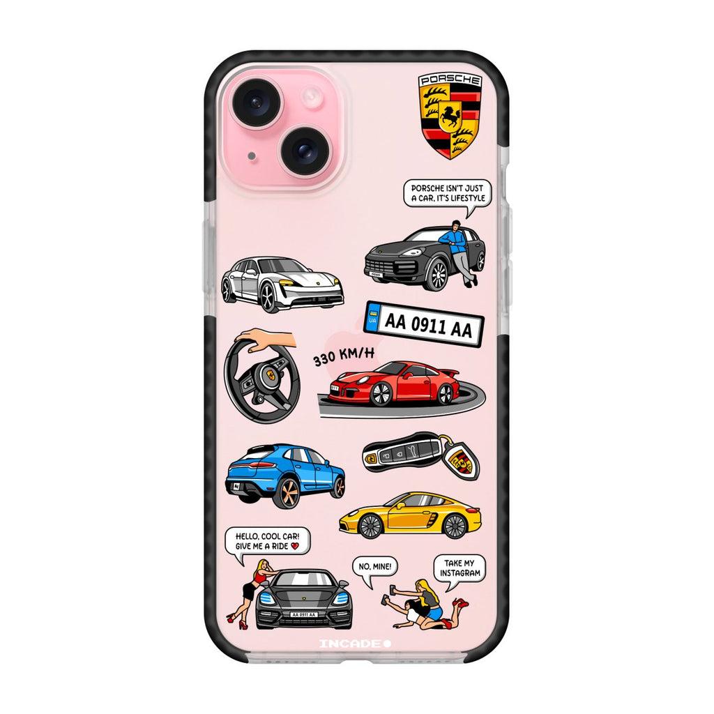 Чохол для iPhone 15 Plus PORSCHE - INCADE