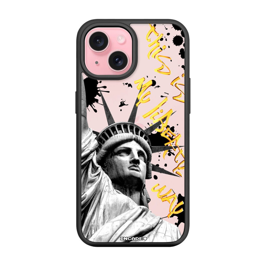 Чохол для iPhone 15 Plus STATUE GREY - INCADE