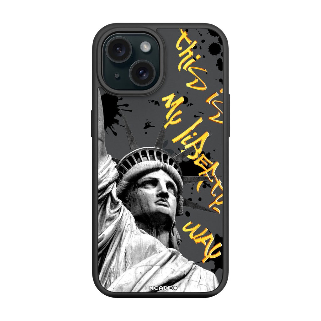 Чохол для iPhone 15 Plus STATUE GREY - INCADE