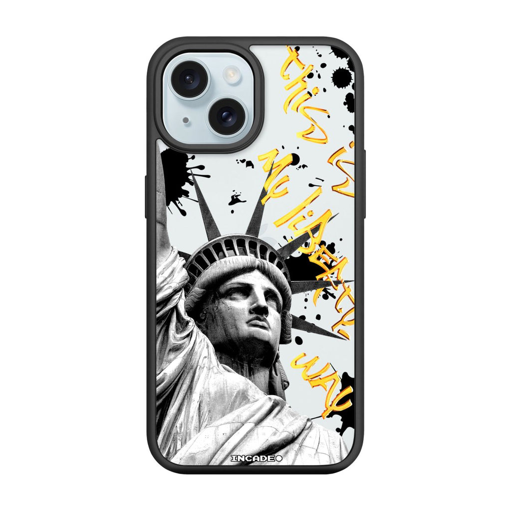 Чохол для iPhone 15 Plus STATUE GREY - INCADE