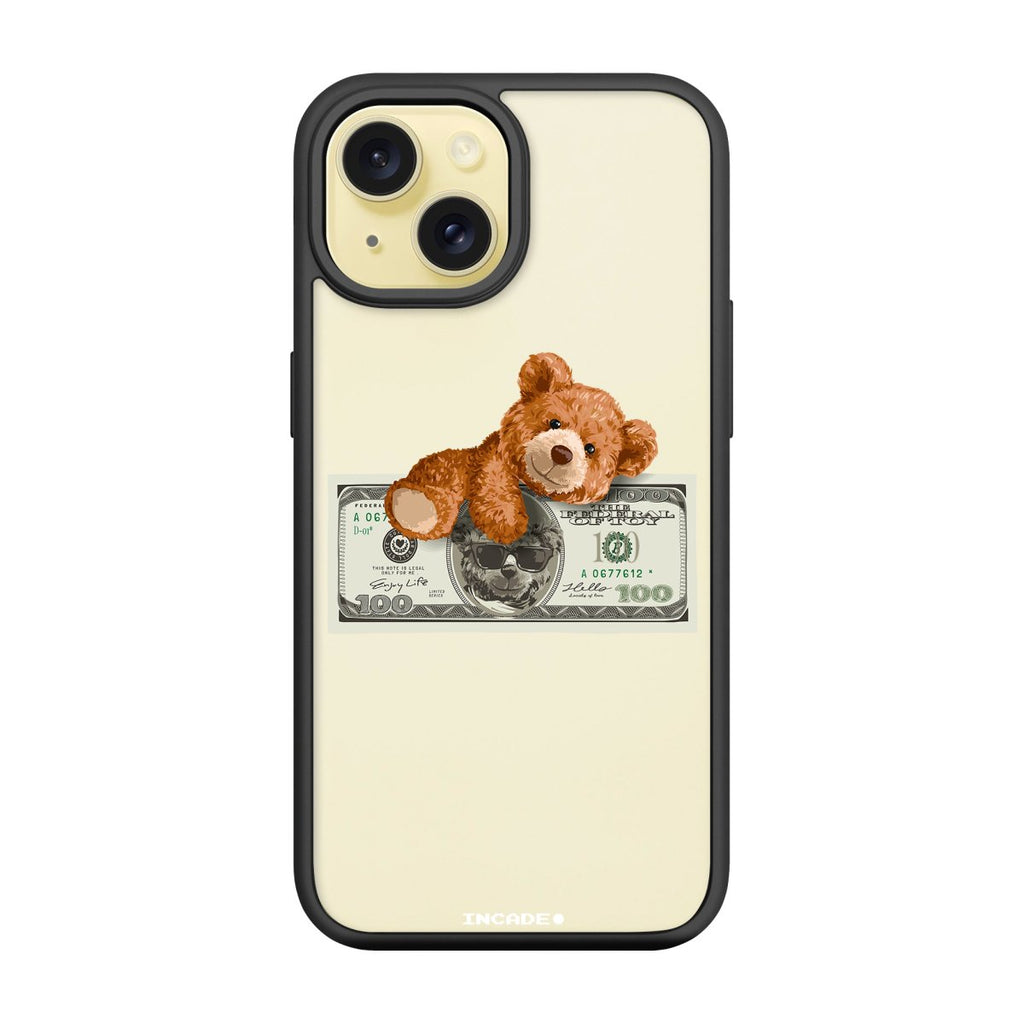 Чохол для iPhone 15 Plus teddy dollar - INCADE