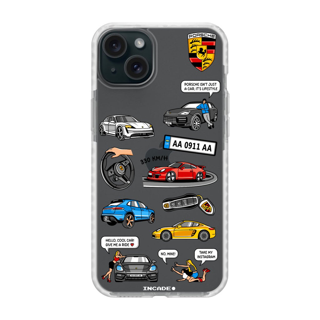 Чохол для iPhone 15 PORSCHE - INCADE