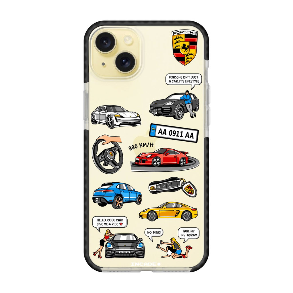 Чохол для iPhone 15 PORSCHE - INCADE
