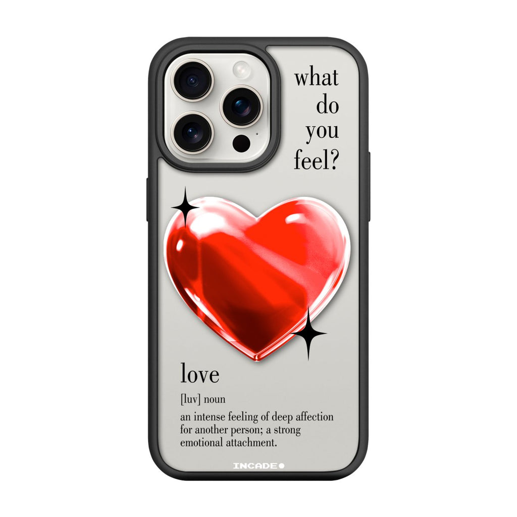 Чохол для iPhone 15 Pro 1 heart red - INCADE