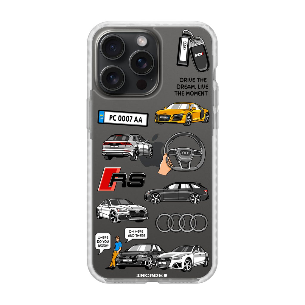 Чохол для iPhone 15 Pro AUDI - INCADE