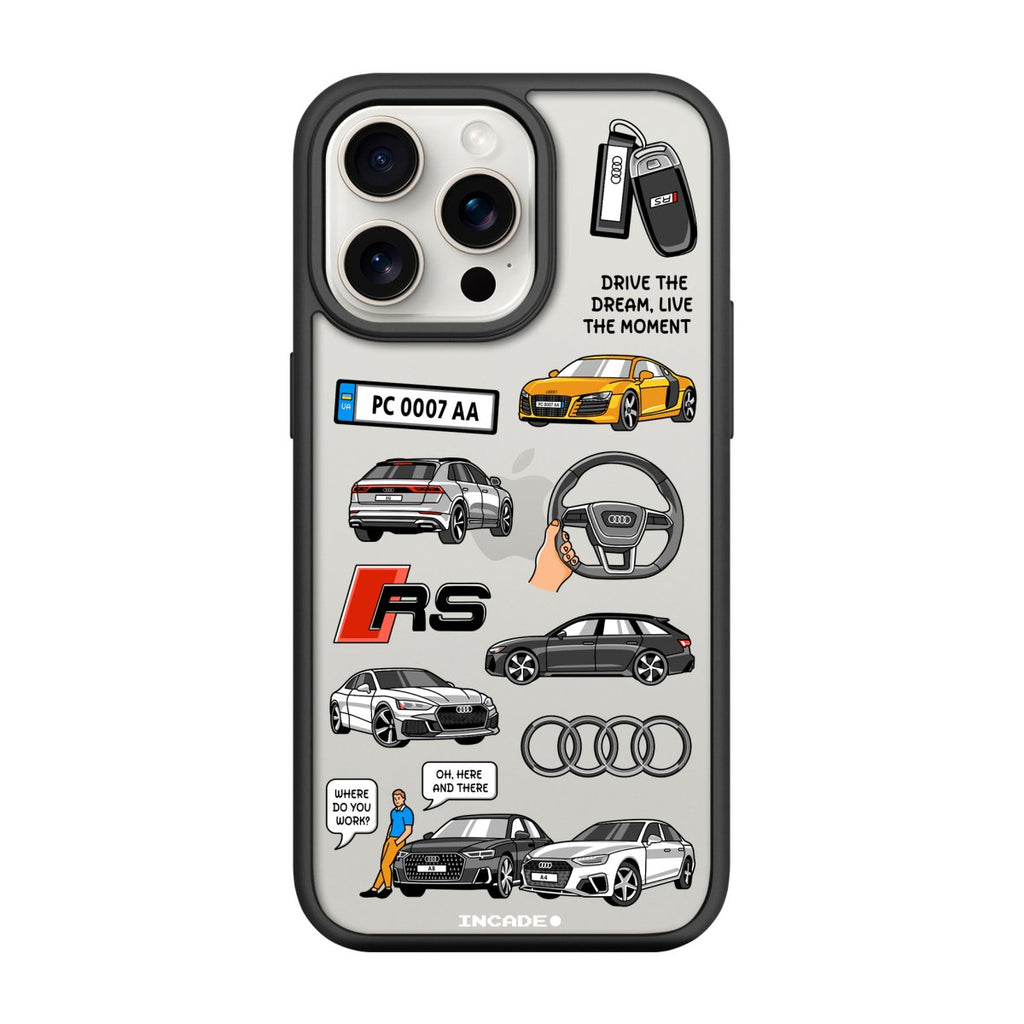 Чохол для iPhone 15 Pro AUDI - INCADE
