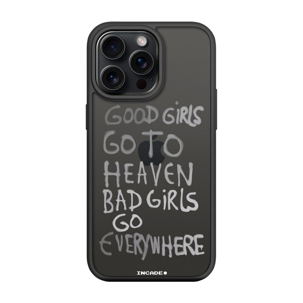 Чохол для iPhone 15 Pro bad girl silver - INCADE