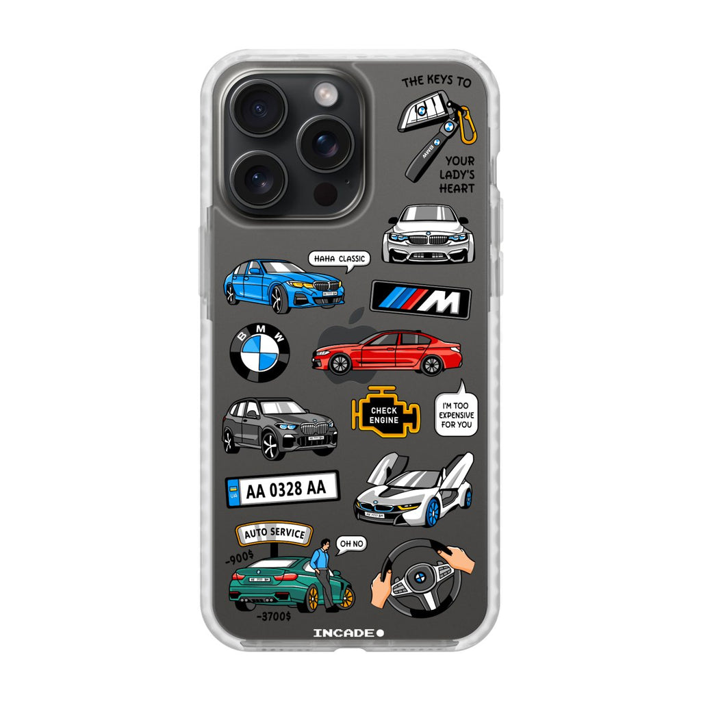 Чохол для iPhone 15 Pro BMW - INCADE