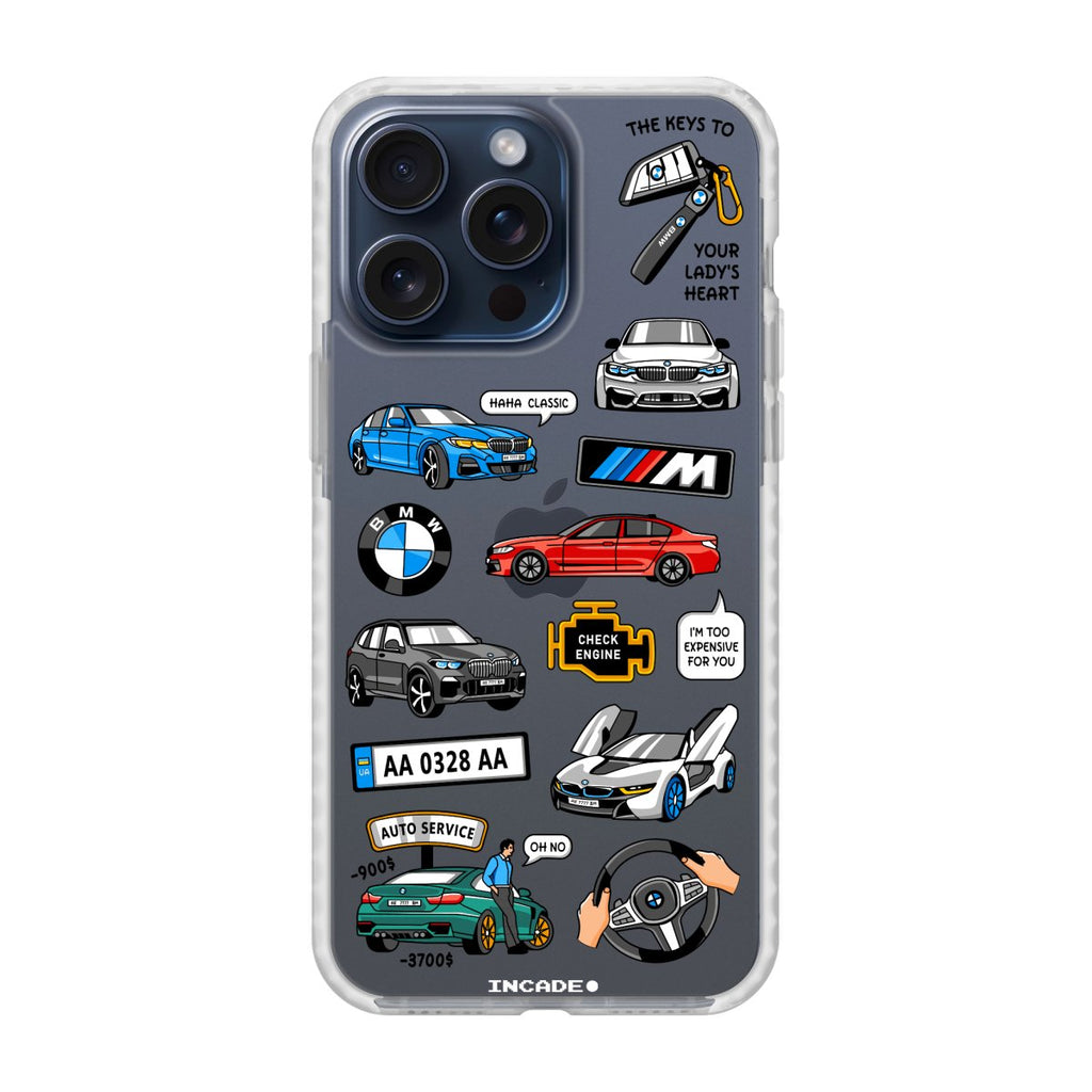 Чохол для iPhone 15 Pro BMW - INCADE