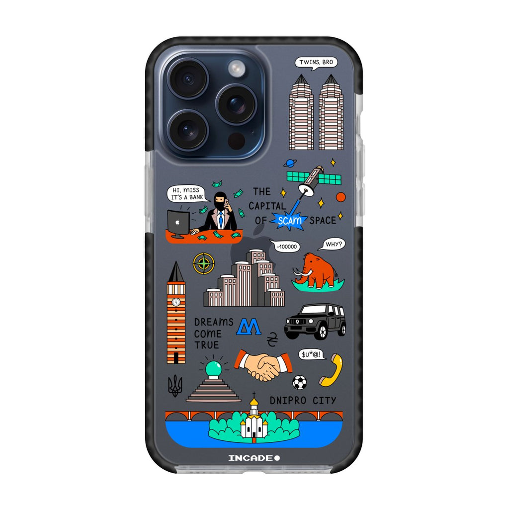 Чохол для iPhone 15 Pro DNIPRO - INCADE