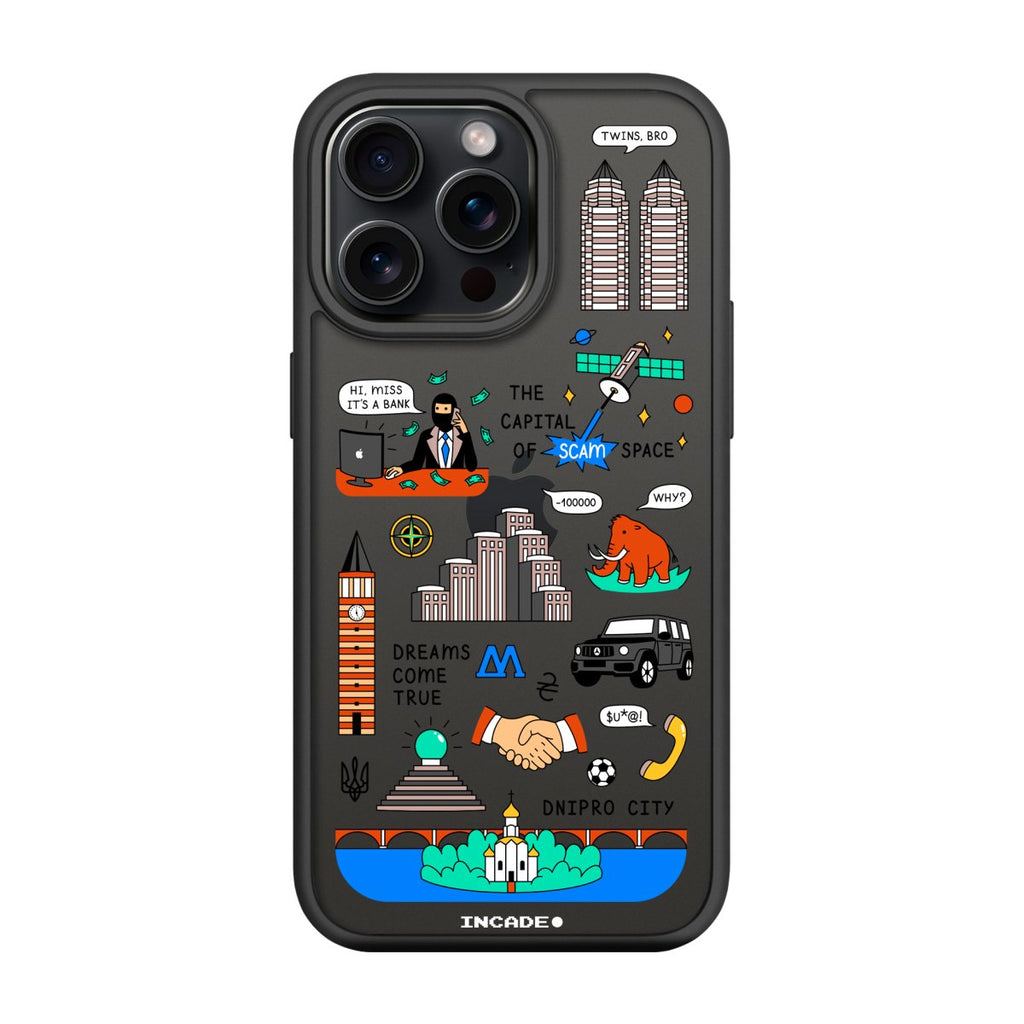 Чохол для iPhone 15 Pro DNIPRO - INCADE