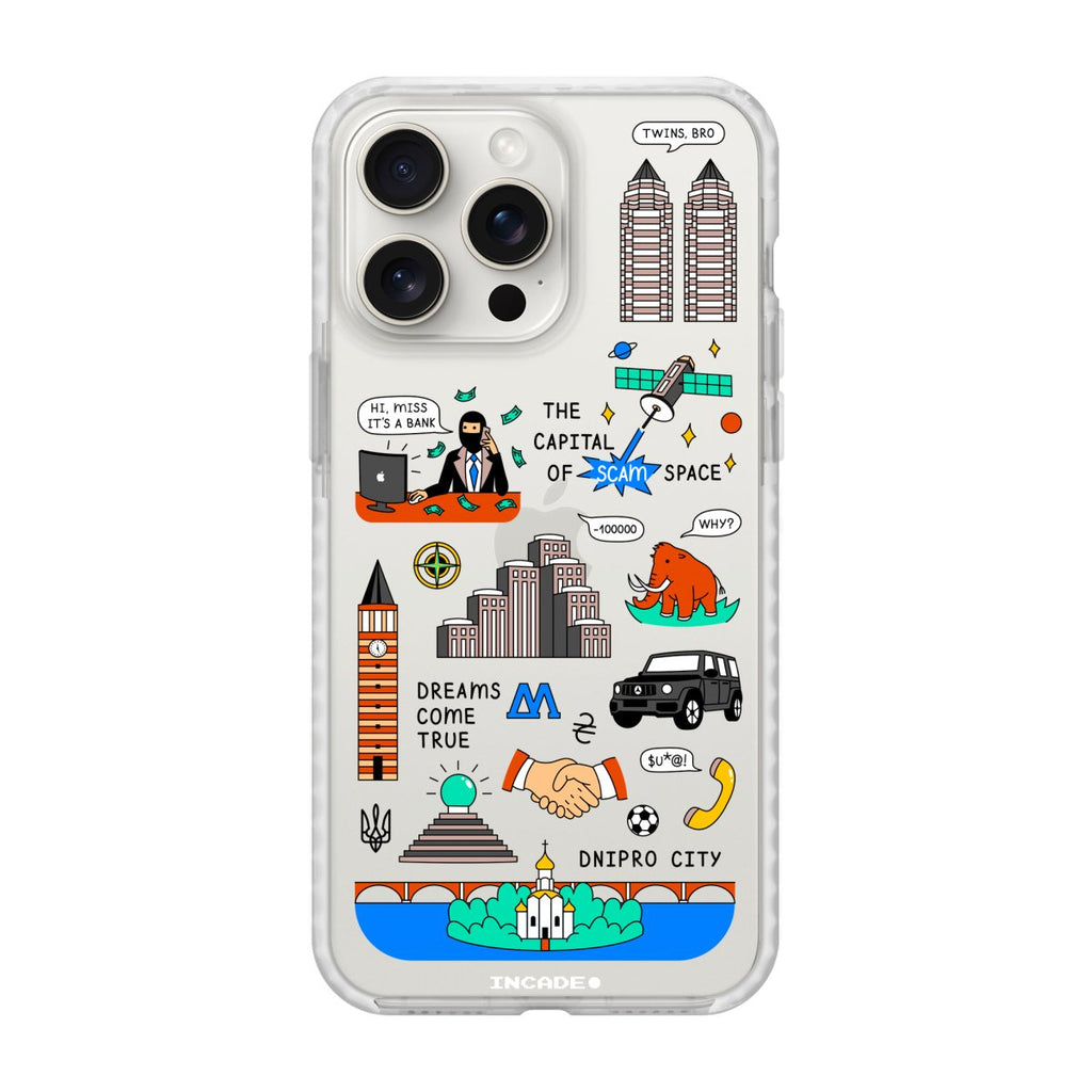 Чохол для iPhone 15 Pro DNIPRO - INCADE