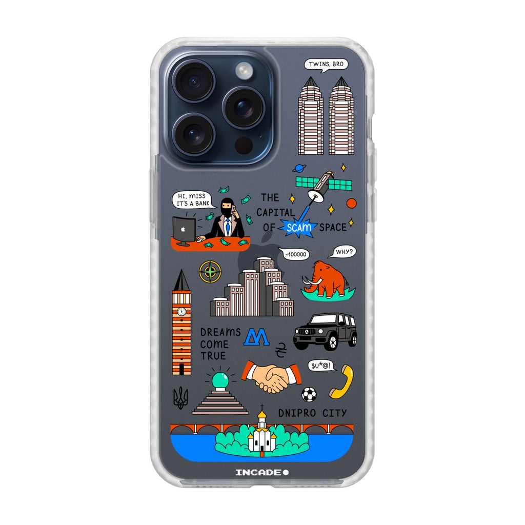 Чохол для iPhone 15 Pro DNIPRO - INCADE