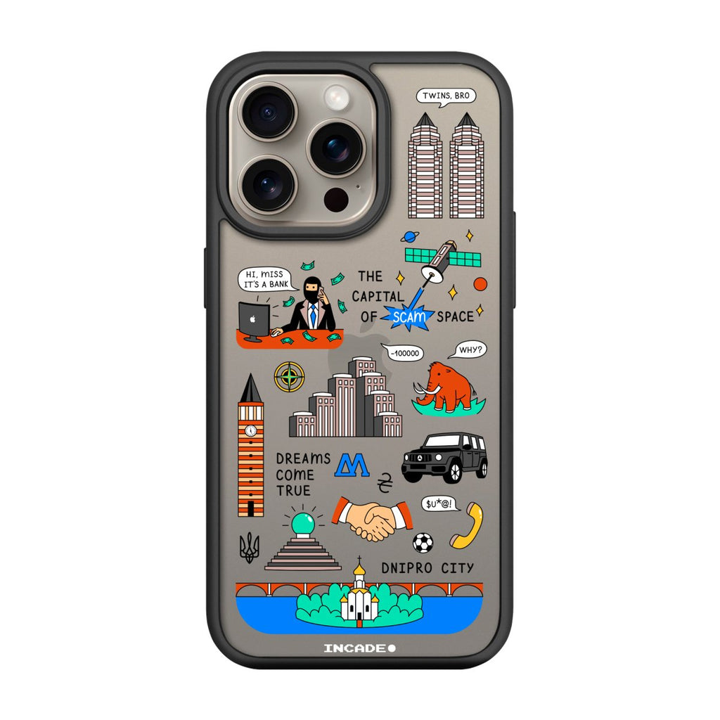 Чохол для iPhone 15 Pro DNIPRO - INCADE