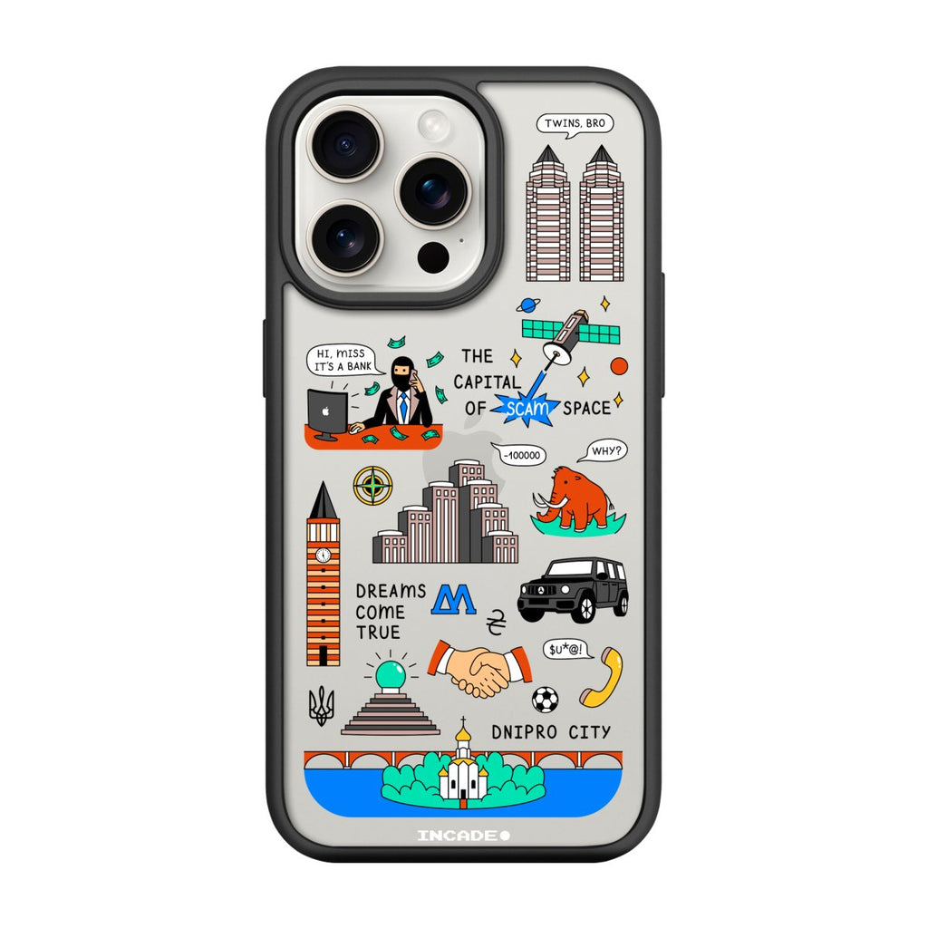 Чохол для iPhone 15 Pro DNIPRO - INCADE