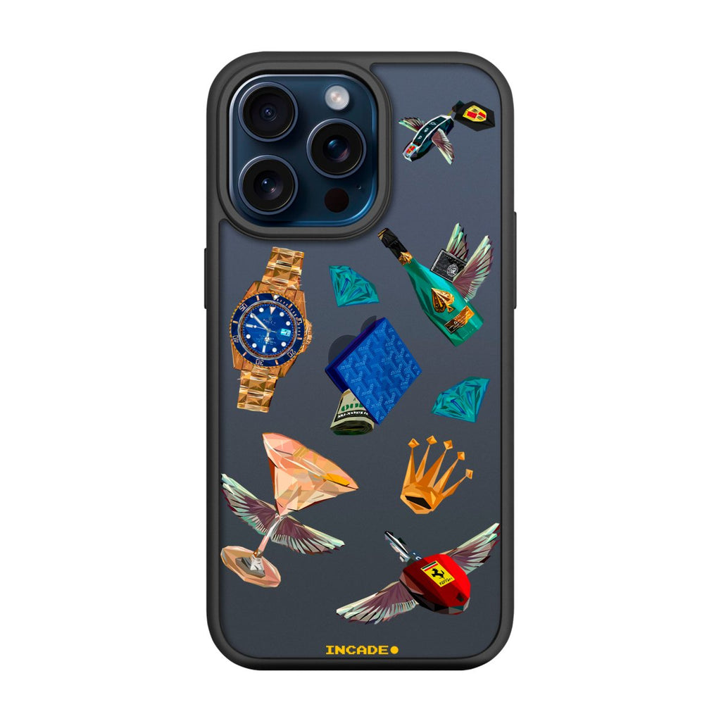 Чохол для iPhone 15 Pro Ferrari з преміальними матеріалами, захист камери та екрану.