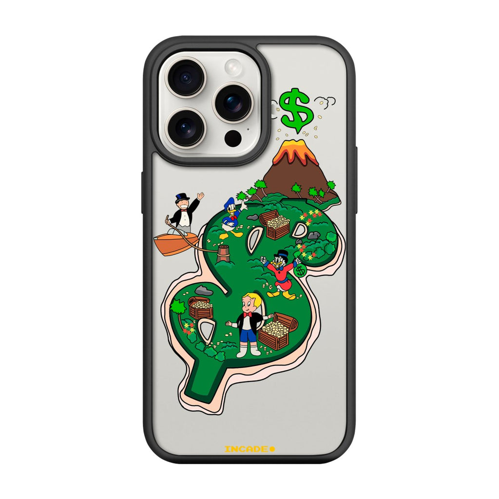 Чохол для iPhone 15 Pro island з преміальних матеріалів, захист камери та екрану.