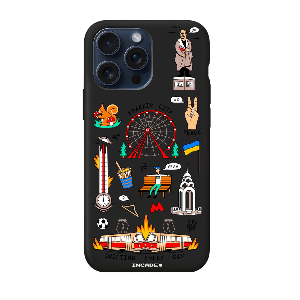 Чохол для iPhone 15 Pro KHARKIV - INCADE