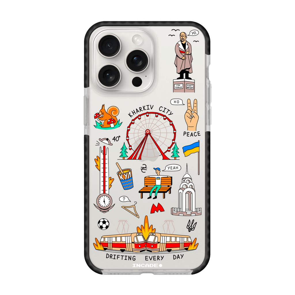 Чохол для iPhone 15 Pro KHARKIV - INCADE