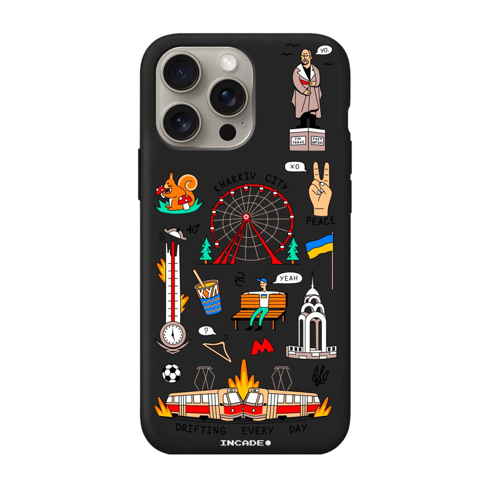 Чохол для iPhone 15 Pro KHARKIV - INCADE
