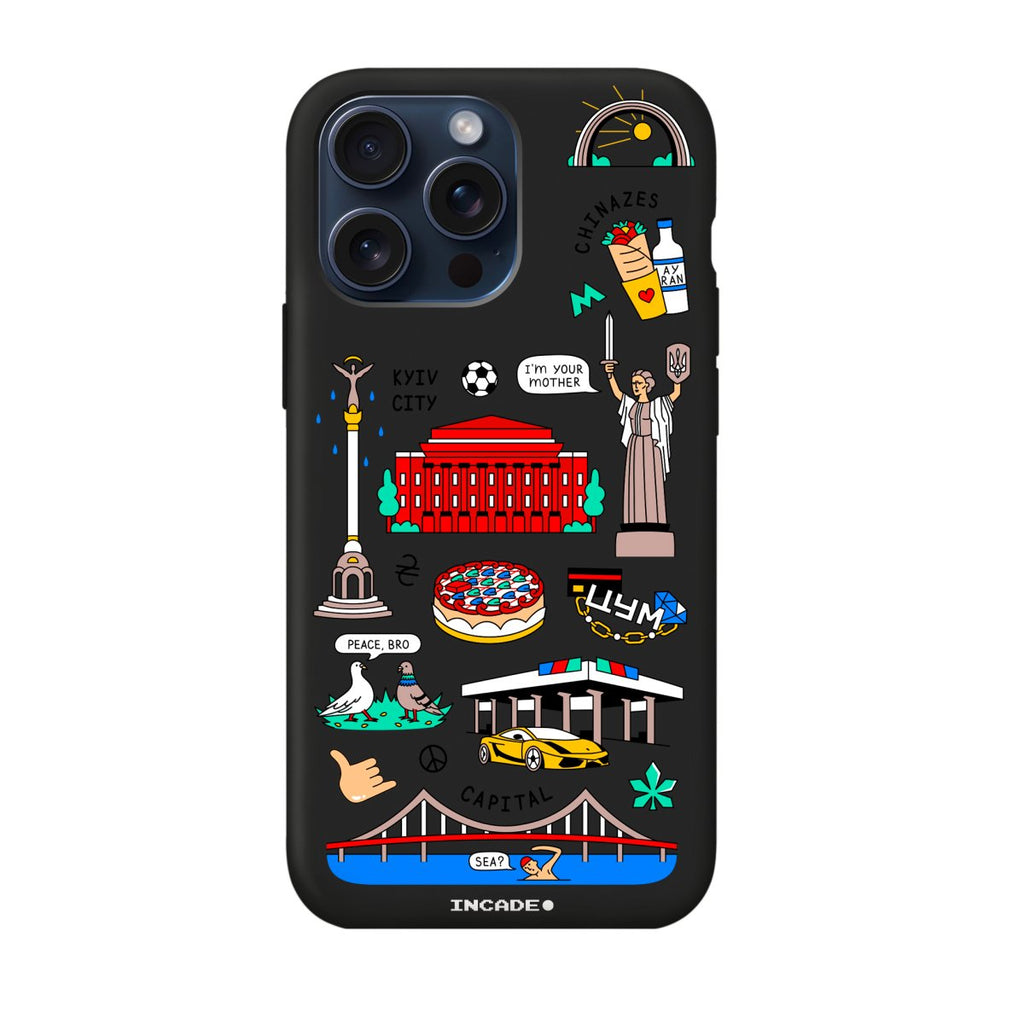 Чохол для iPhone 15 Pro KYIV - INCADE