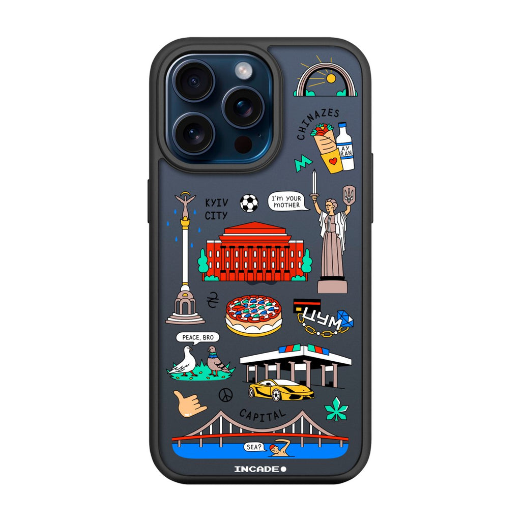 Чохол для iPhone 15 Pro KYIV - INCADE