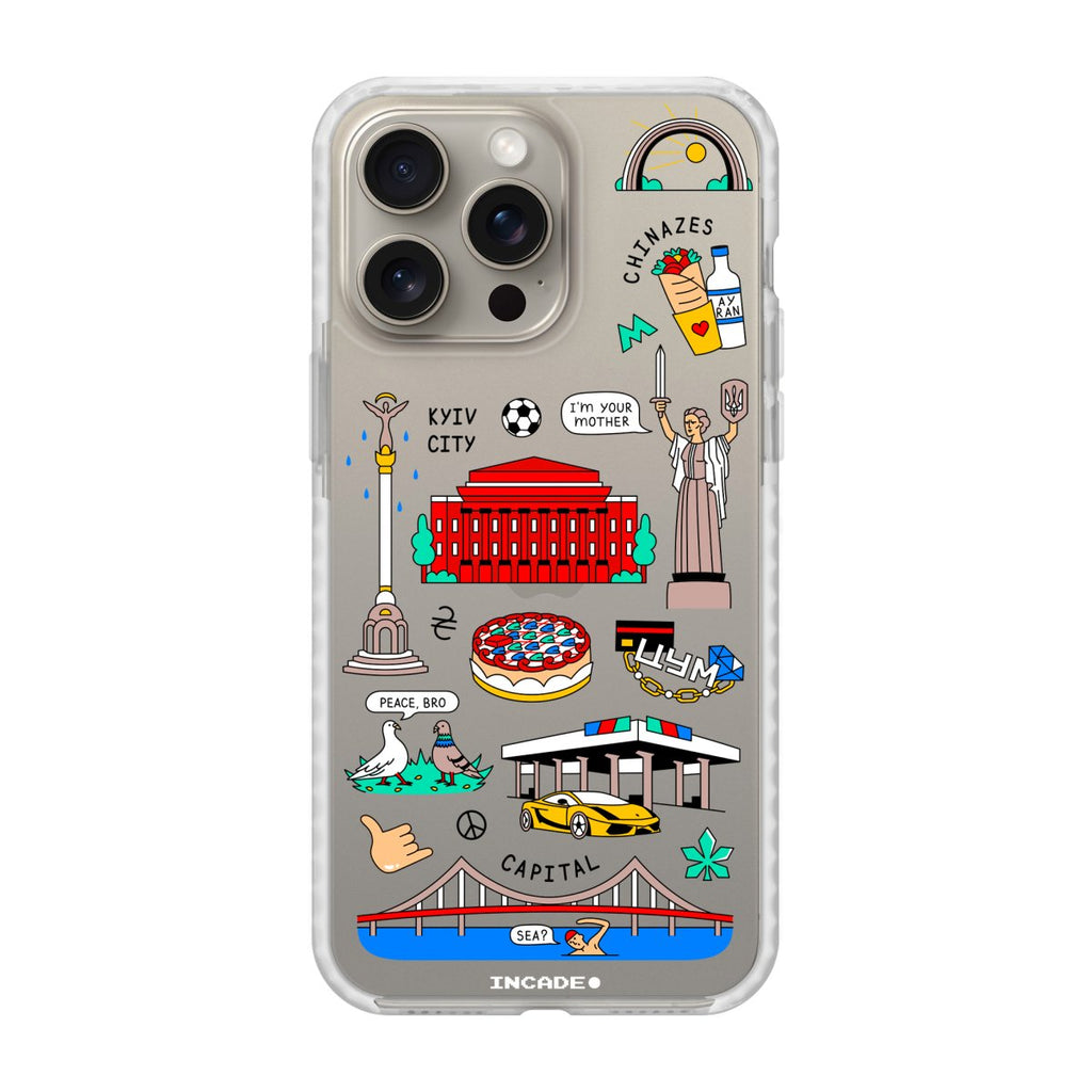 Чохол для iPhone 15 Pro KYIV - INCADE