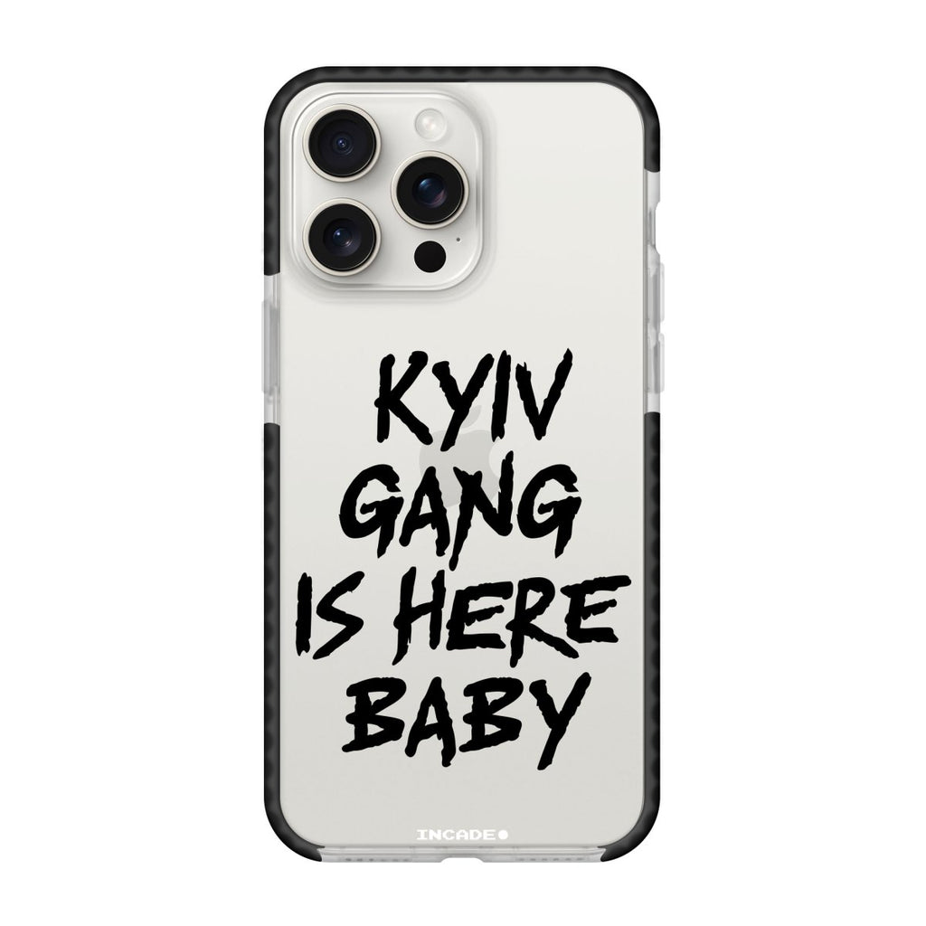 Чохол для iPhone 15 Pro kyiv black - INCADE