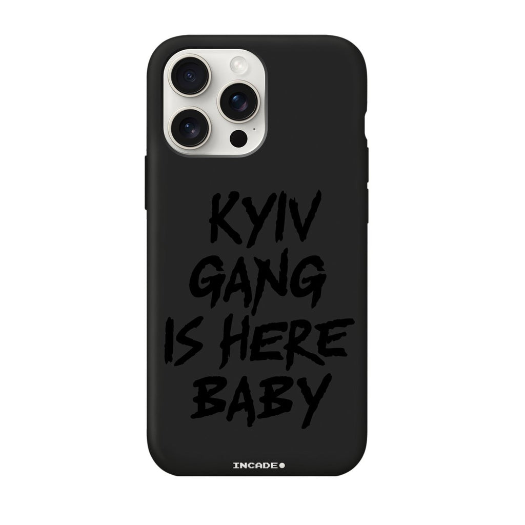 Чохол для iPhone 15 Pro kyiv black - INCADE