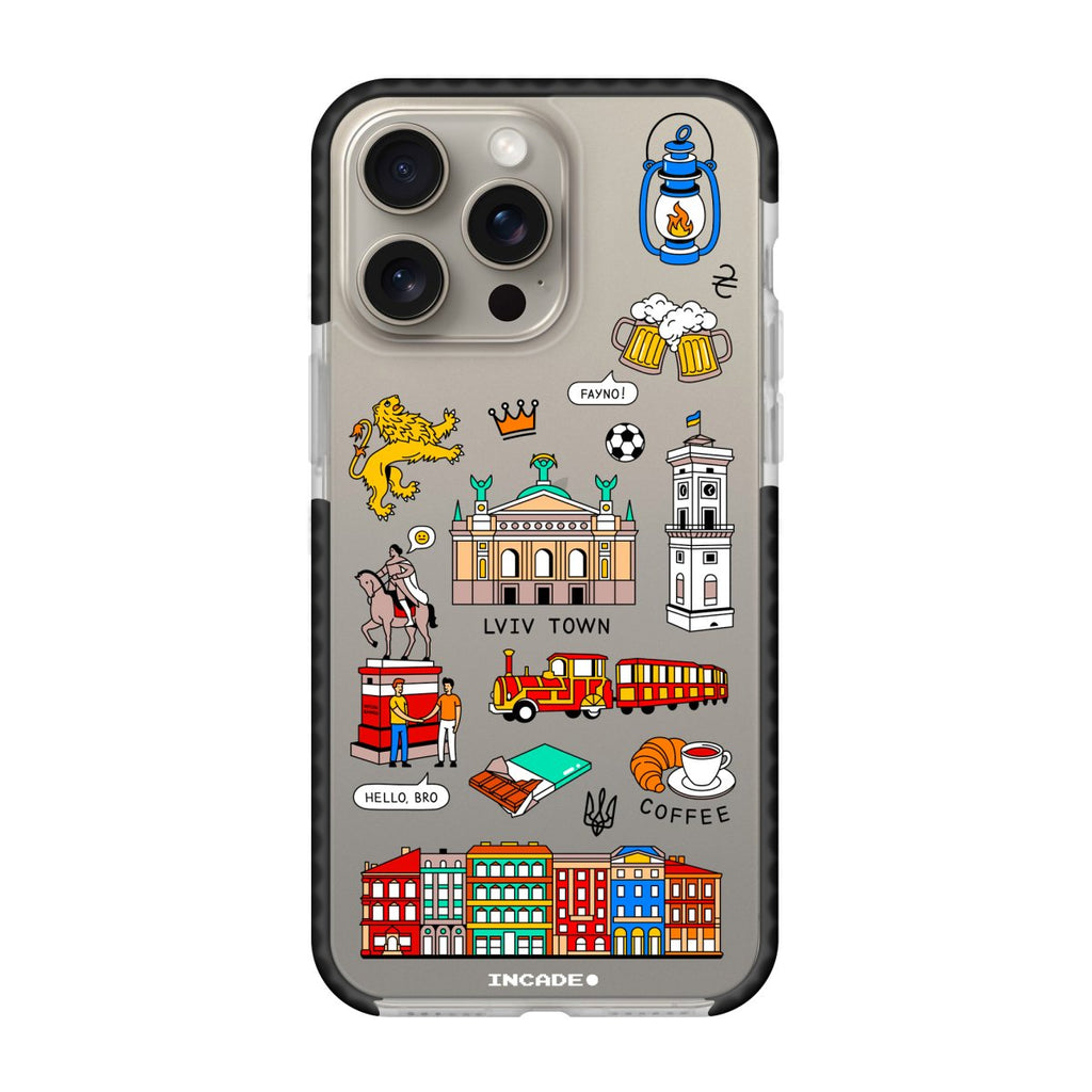 Чохол для iPhone 15 Pro LVIV - INCADE