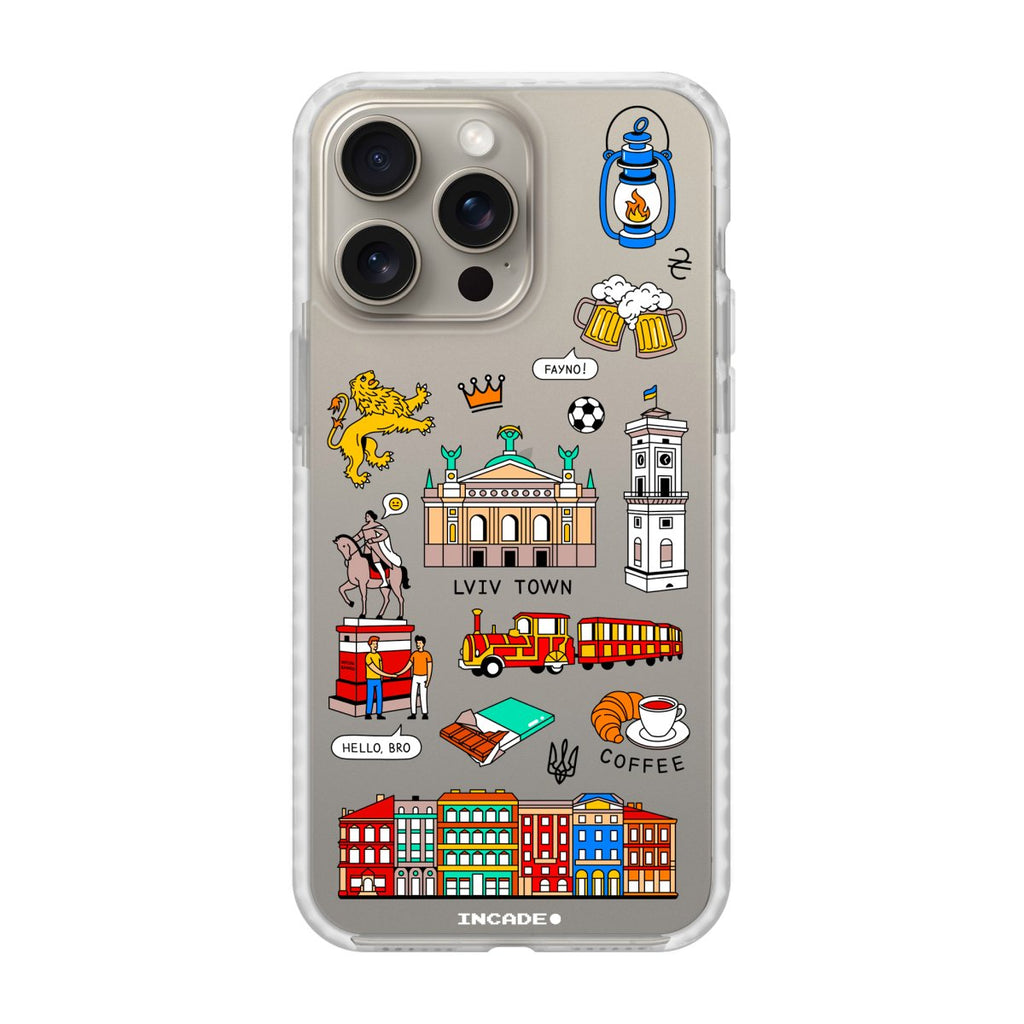 Чохол для iPhone 15 Pro LVIV - INCADE