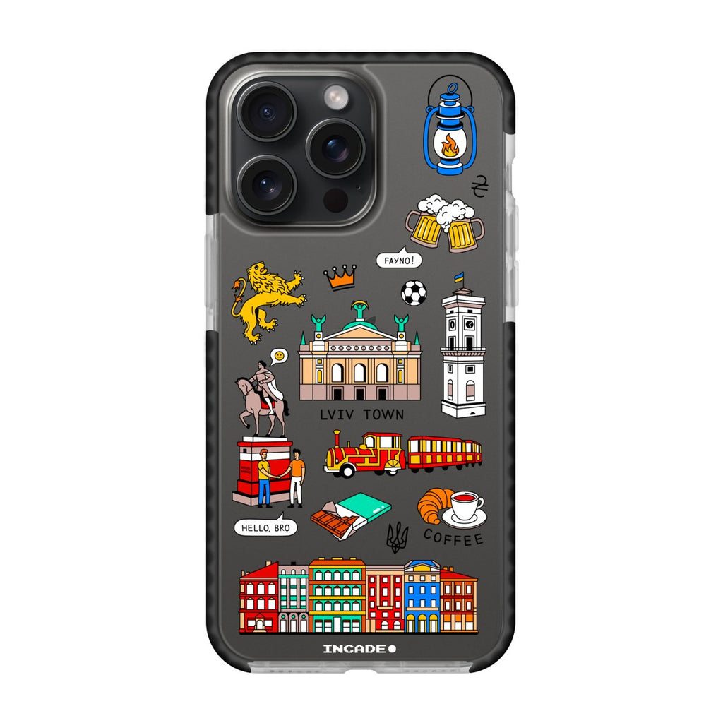 Чохол для iPhone 15 Pro LVIV - INCADE