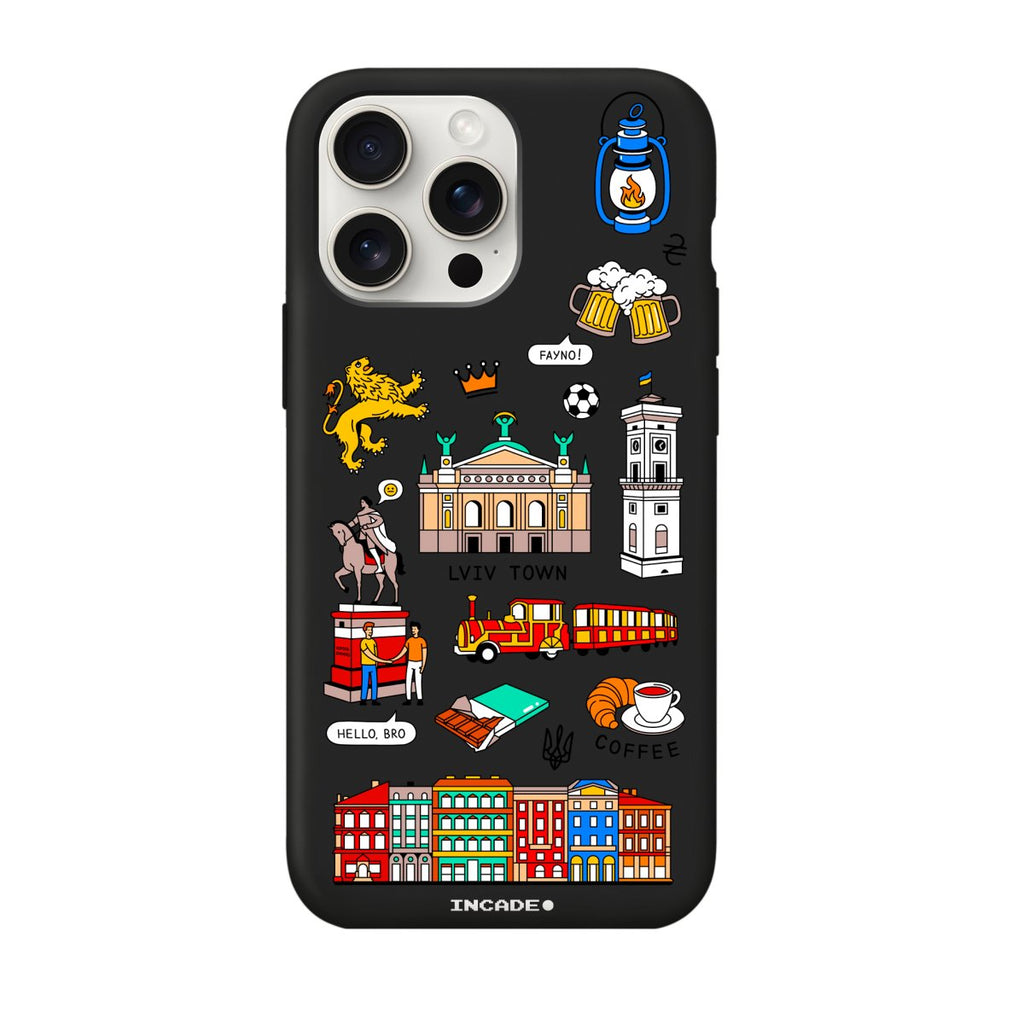 Чохол для iPhone 15 Pro LVIV - INCADE