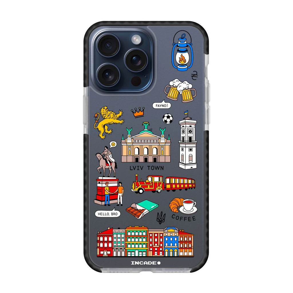 Чохол для iPhone 15 Pro LVIV - INCADE
