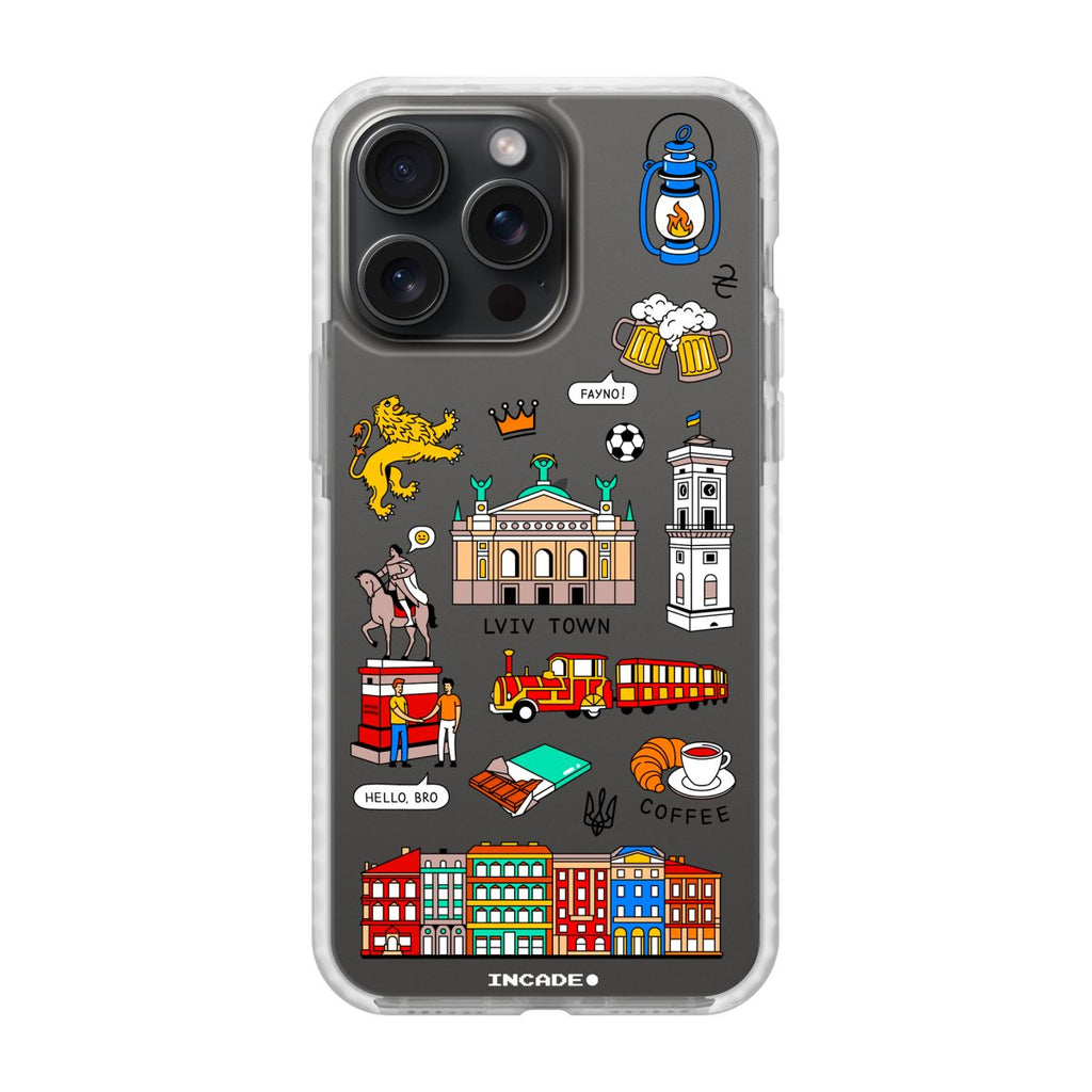 Чохол для iPhone 15 Pro LVIV - INCADE