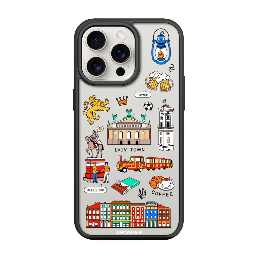 Чохол для iPhone 15 Pro LVIV - INCADE