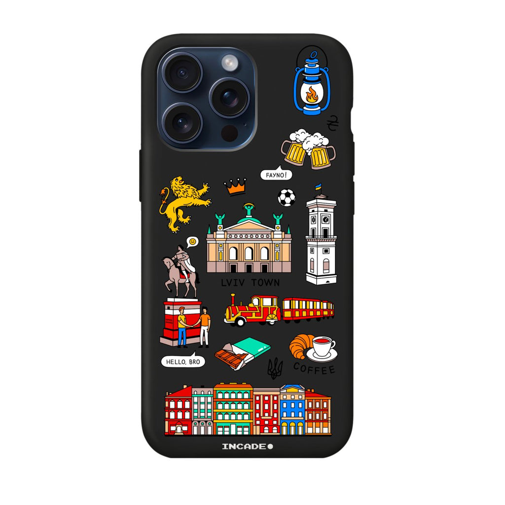 Чохол для iPhone 15 Pro LVIV - INCADE