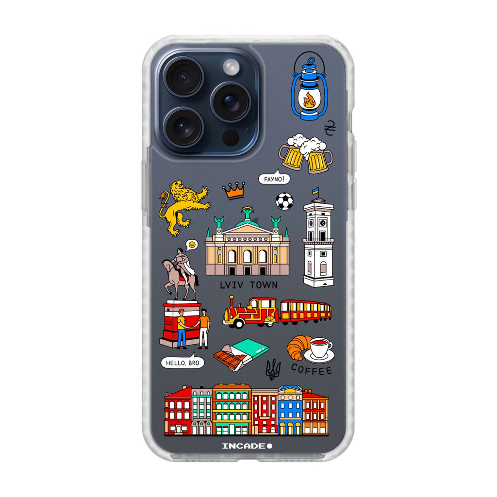Чохол для iPhone 15 Pro LVIV - INCADE