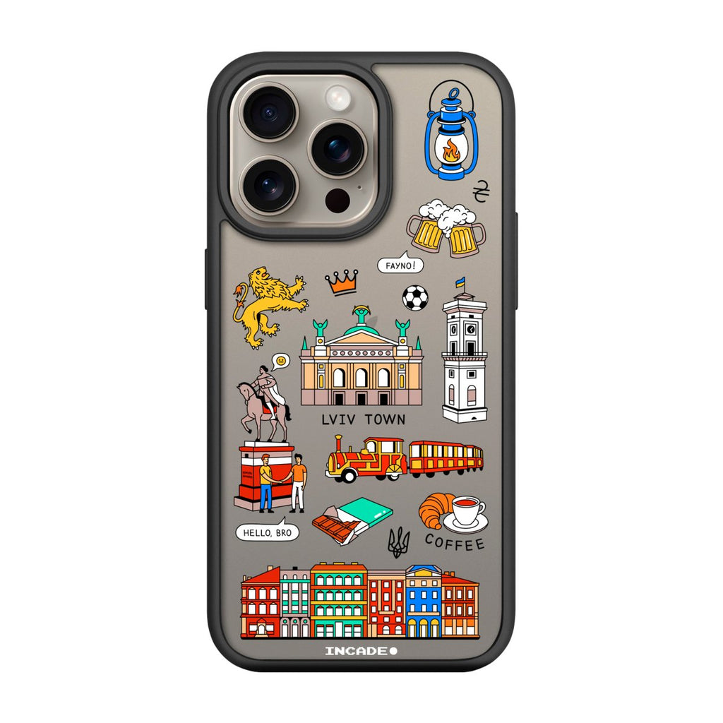 Чохол для iPhone 15 Pro LVIV - INCADE