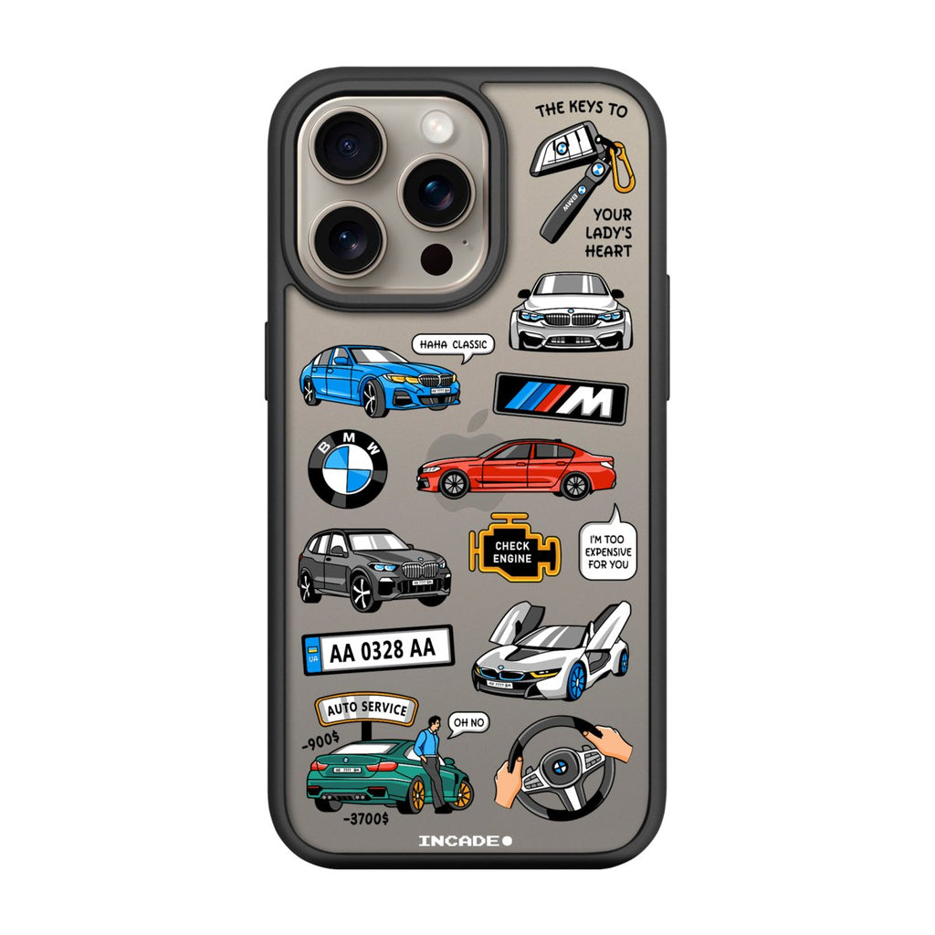 Чохол для iPhone 15 Pro Max BMW - INCADE