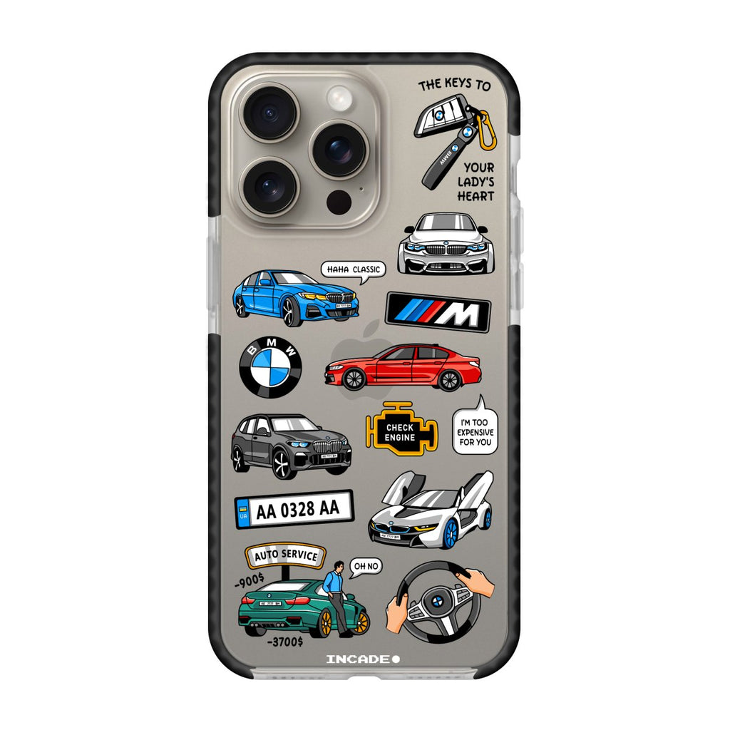 Чохол для iPhone 15 Pro Max BMW - INCADE
